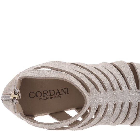 CORDANI Italy New Caged Wedge Sandal Strappy Gladiator Cork Platform Leather 40 - Picture 6 of 15